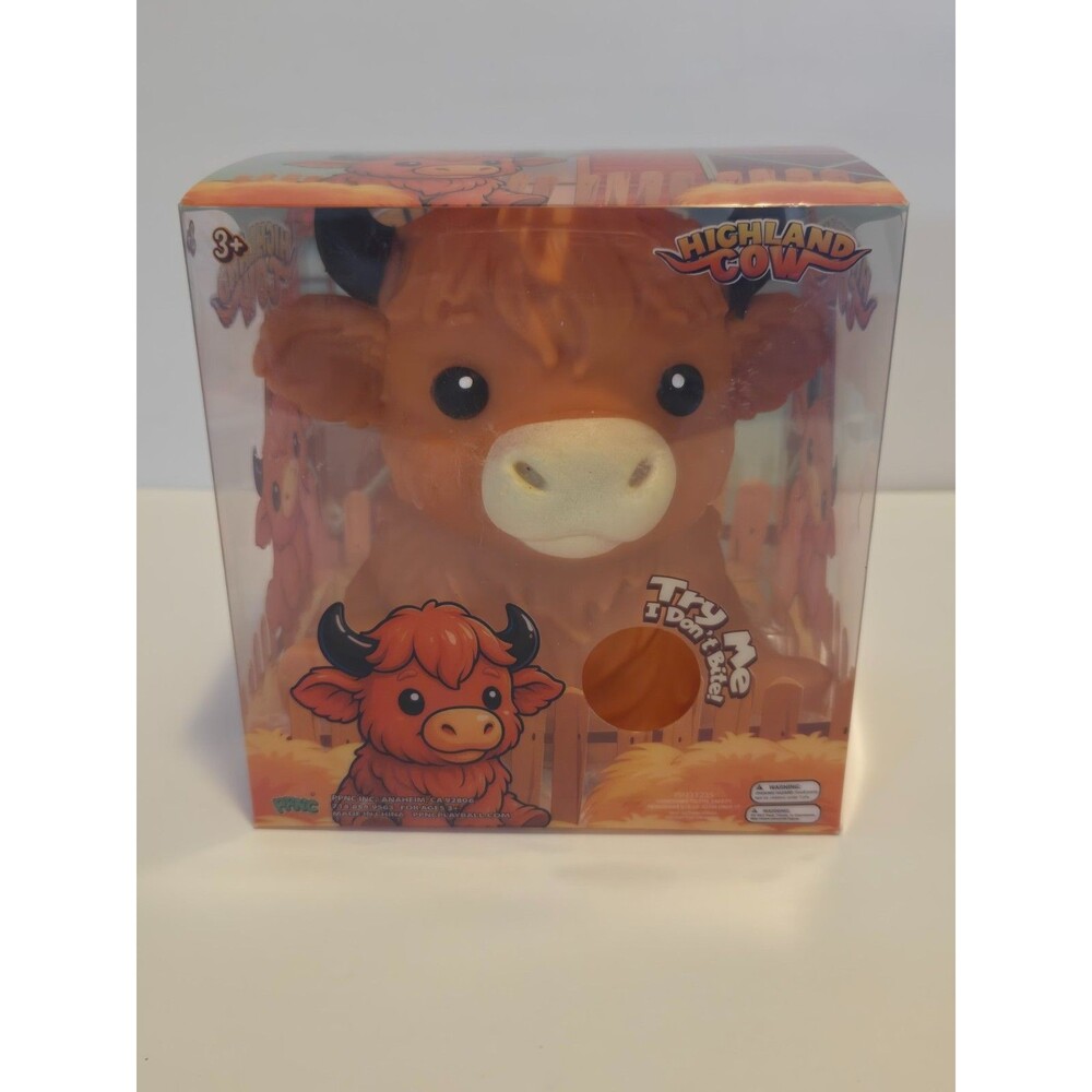 NIB FIVE BELOW EXCLUSIVE Highland Cow Squishy